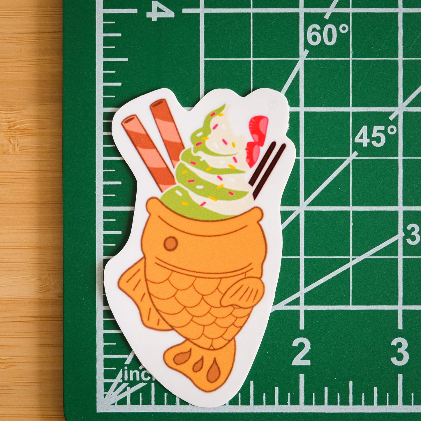 Taiyaki Ice Cream Die Cut