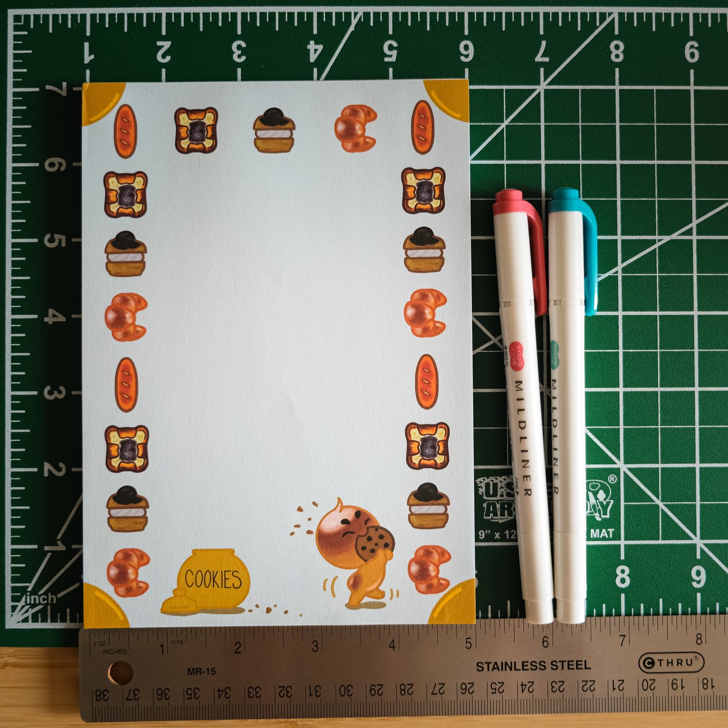5x7'' Bread Boi & Pastries Memo Pad