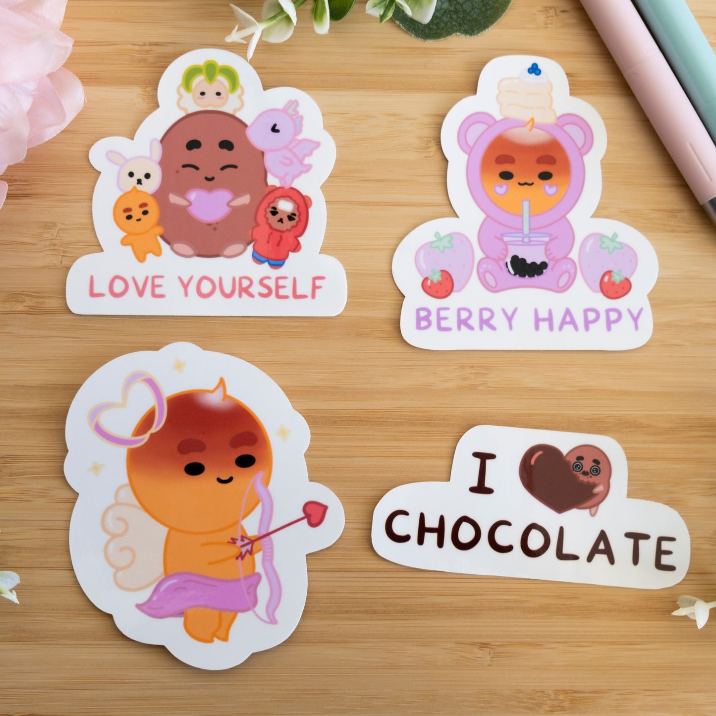 Valentine's Day Bread Boi & Poto-chan Die Cut Bundle