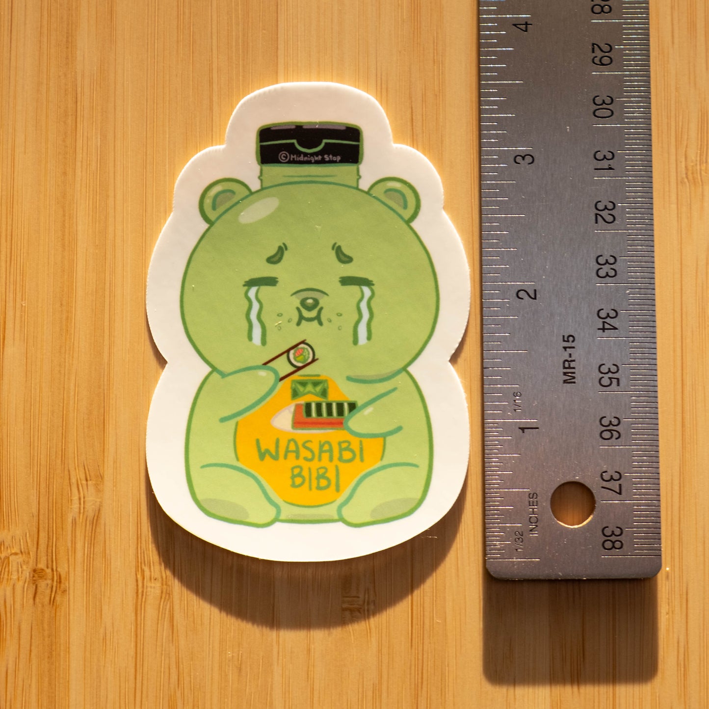 Wasabi Bear Die Cut