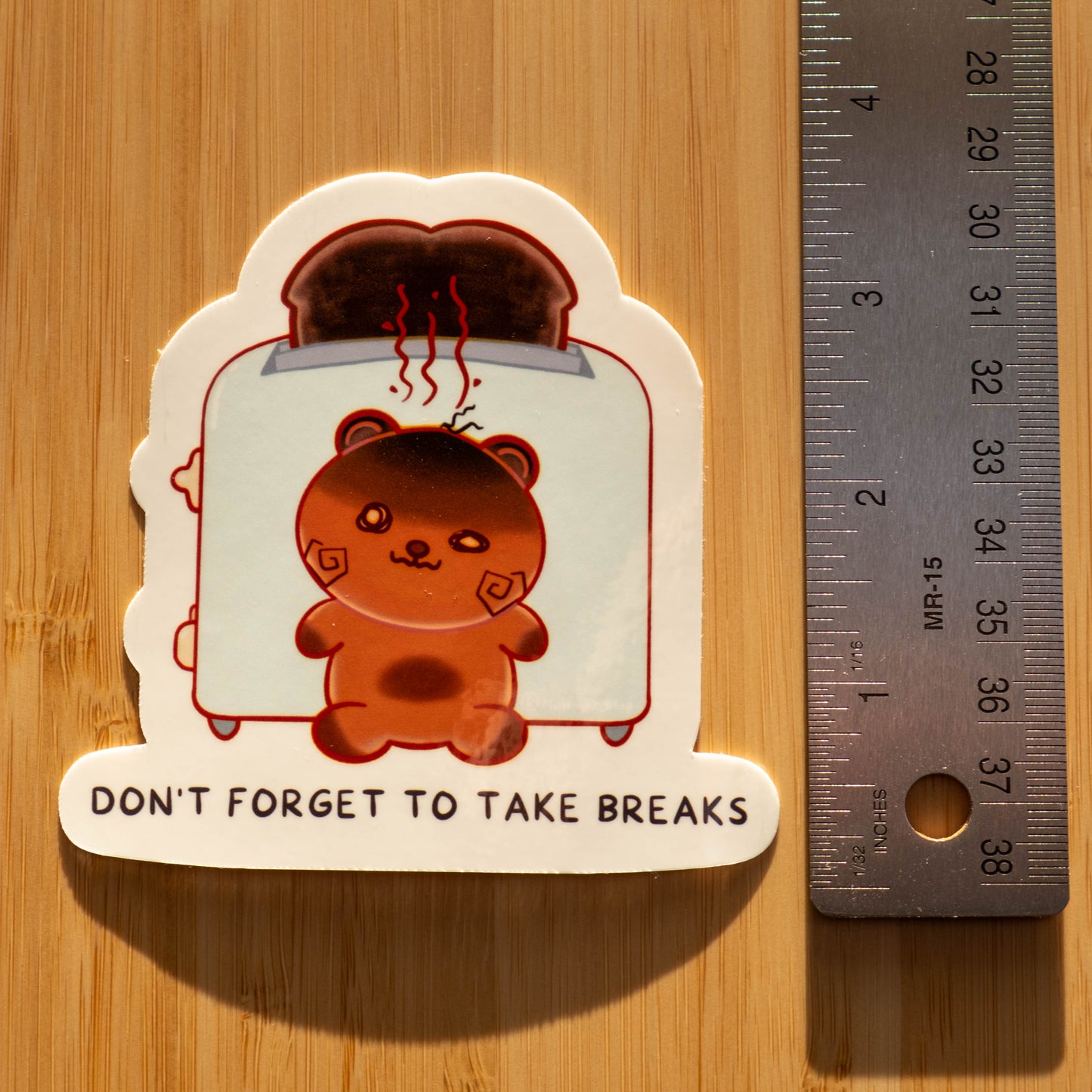 Burnt Out Bear Die Cut
