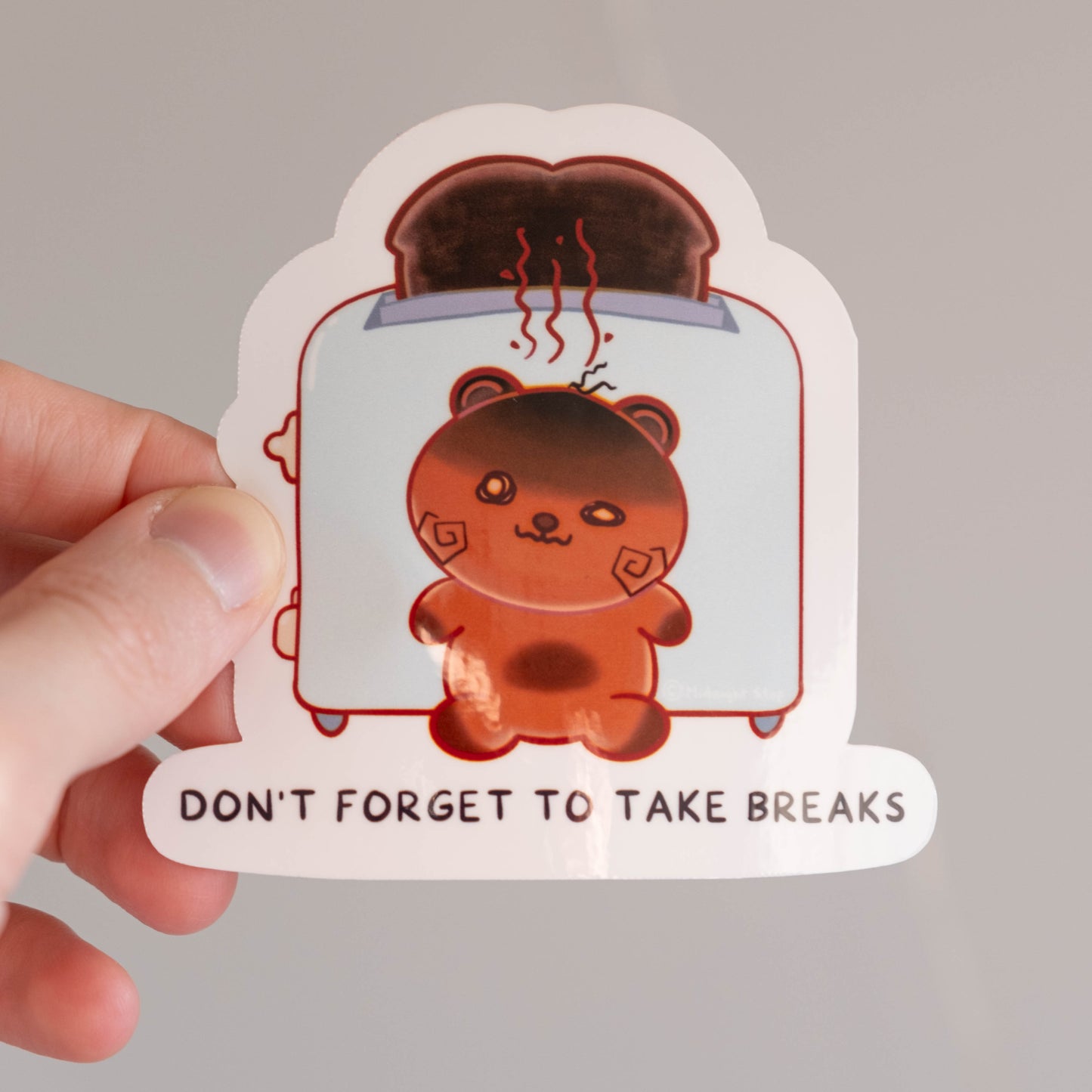 Burnt Out Bear Die Cut