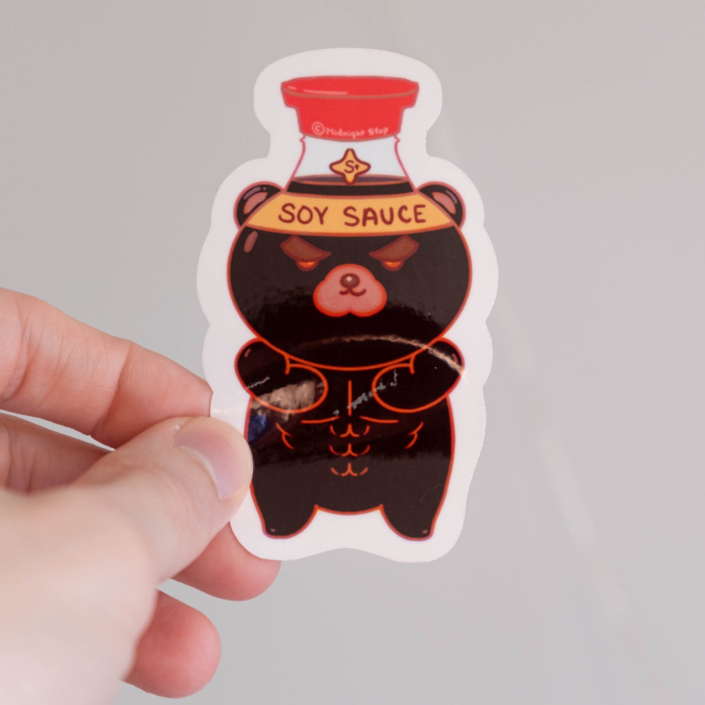 Soy Sauce Bear Die Cut