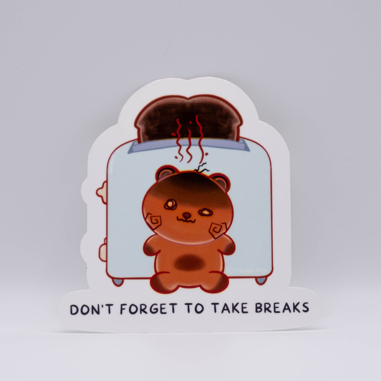 Burnt Out Bear Die Cut