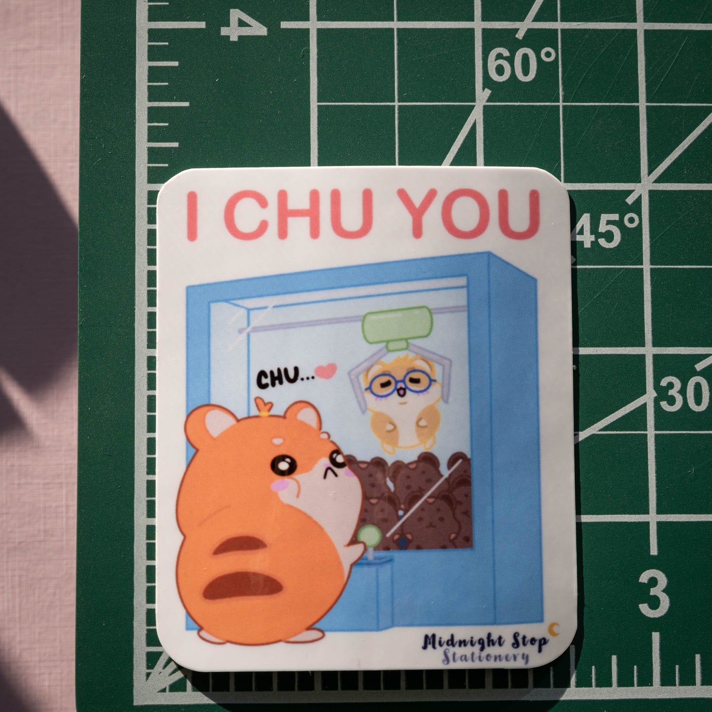 Ppang the Hamster Claw Machine Die Cut