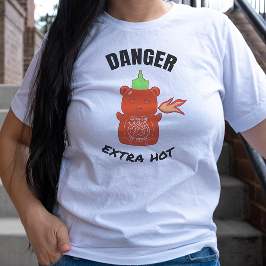 Sriracha Bear Short Sleeved T-Shirt